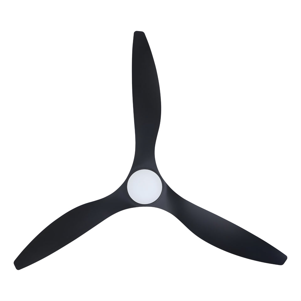 Eglo Surf 72 DC Ceiling Fan with LED Light Black