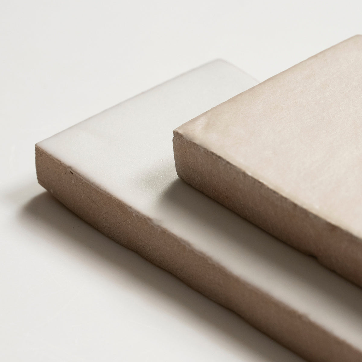 Variations Evelyn Pure White Handmade Bejmat Satin Tile 100 x 50mm BYRCH2 - The Blue Space