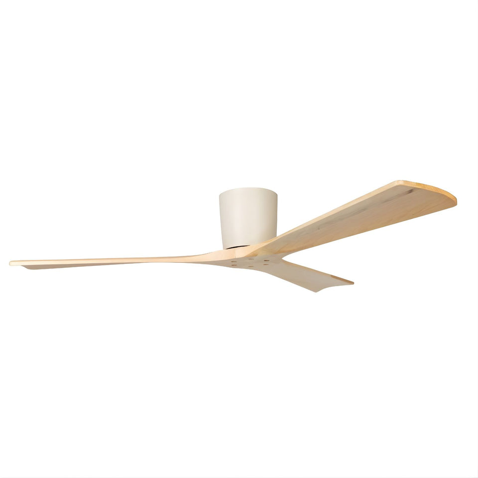 Fanco EarthFirst Gaia 54" (137cm) DC Ceiling Fan - Ecru and Natural Timber