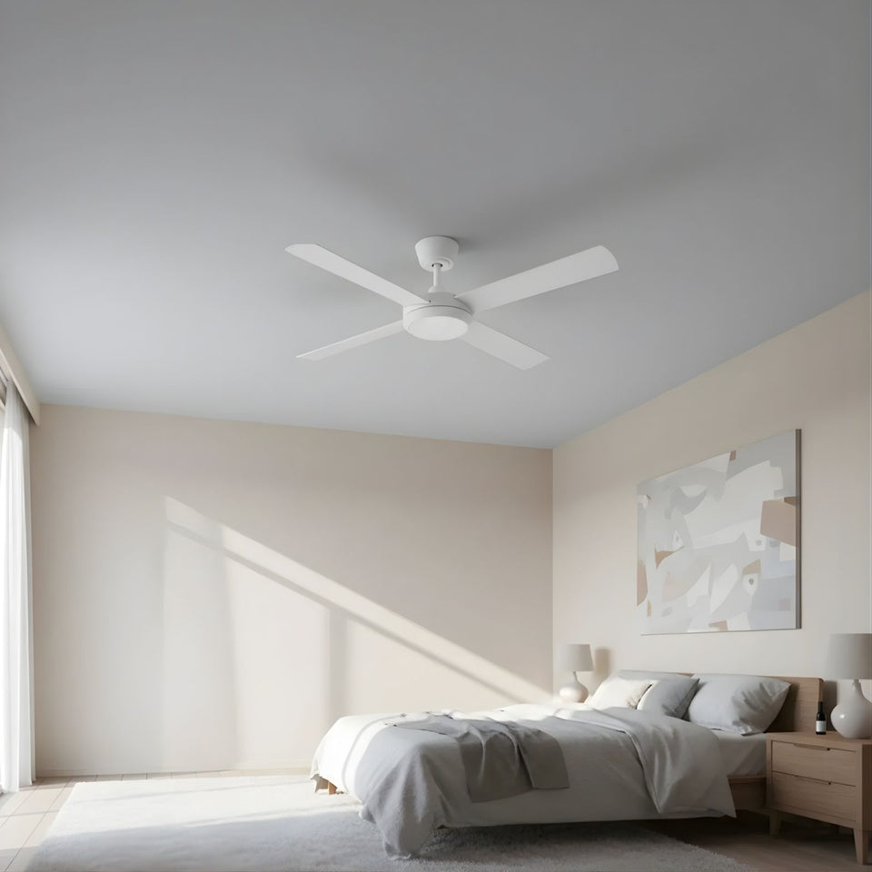 Fanco Eco Silent Pro 48'' (122cm) DC Ceiling Fan with LED Light White