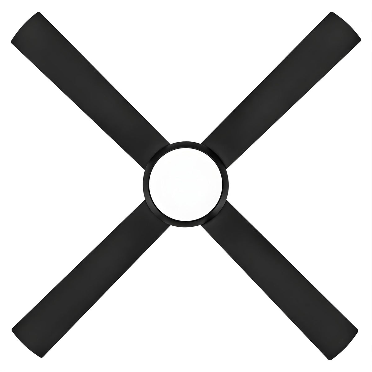Blades Fanco Eco Silent Pro 52'' (132cm) DC Ceiling Fan with LED Light Black F1121/202C - The Blue Space