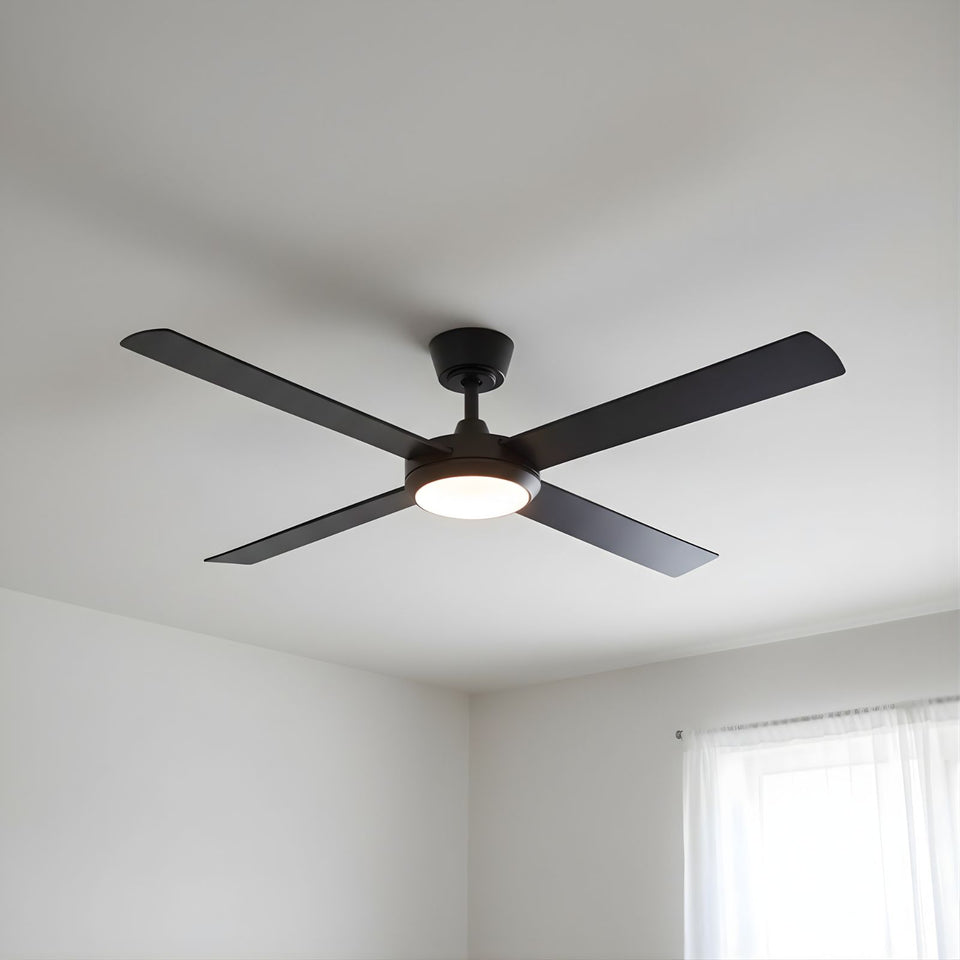 Fanco Eco Silent Pro 56'' (142cm) DC Ceiling Fan with LED Light Black