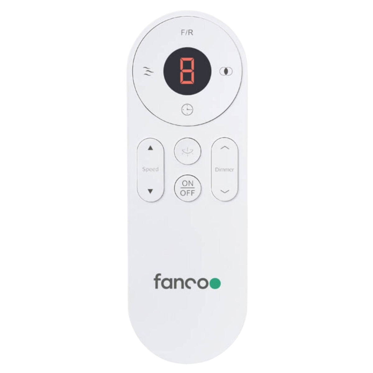 Remote Fanco Horizon High Airflow 52" (132cm) DC Ceiling Fan with Wall Control - White KF3000/101C - The Blue Space