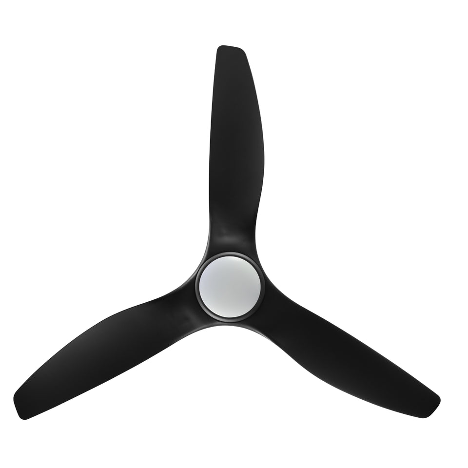Fanco Horizon High Airflow 64" (162cm) DC Ceiling Fan with LED Light - Black