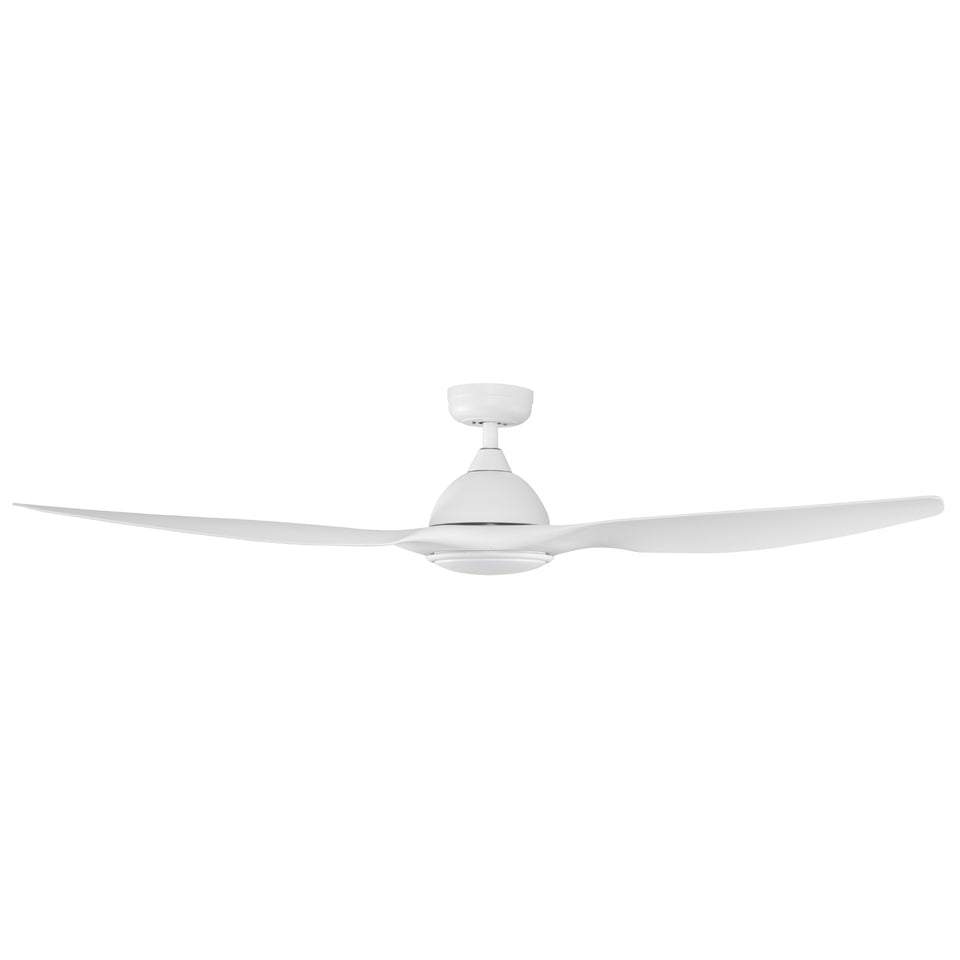 Fanco Horizon High Airflow 64" (162cm) DC Ceiling Fan with LED Light - White