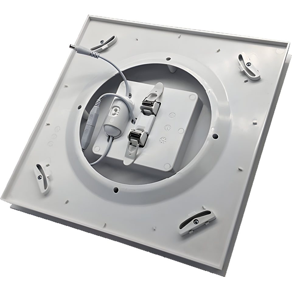Fanco Hybrid 250 Square Exhaust Fan with with LED White