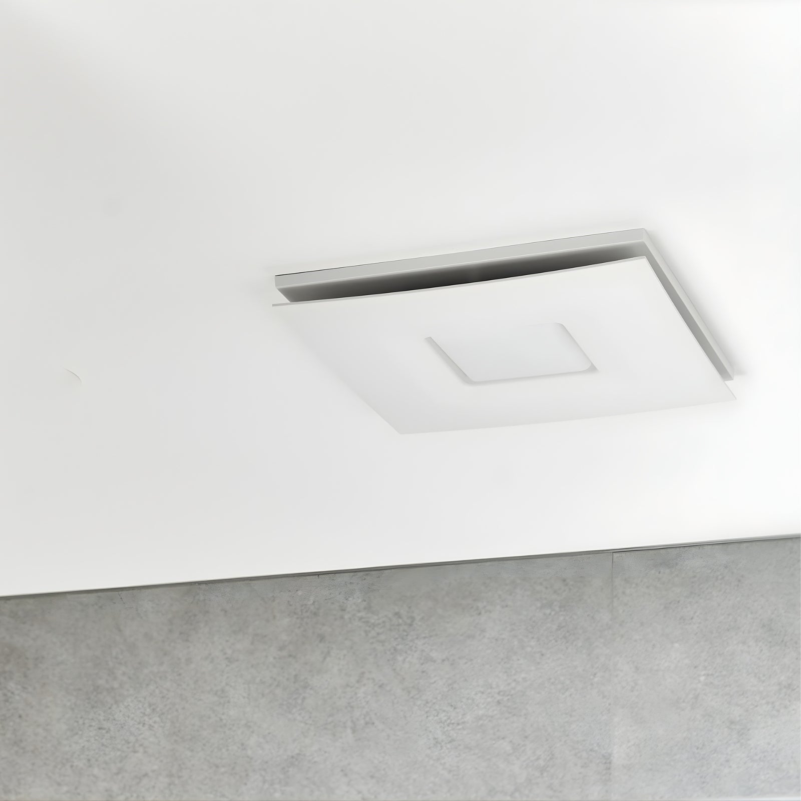 Lifestyle Fanco Hybrid 250 Square Exhaust Fan with with LED White W-ECVUHBM10-SQWL - The Blue Space