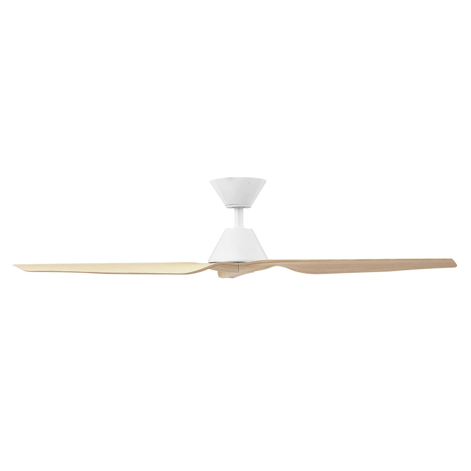 Fanco Infinity-iD v3 54'' (137cm) DC Ceiling Fan White and Beechwood