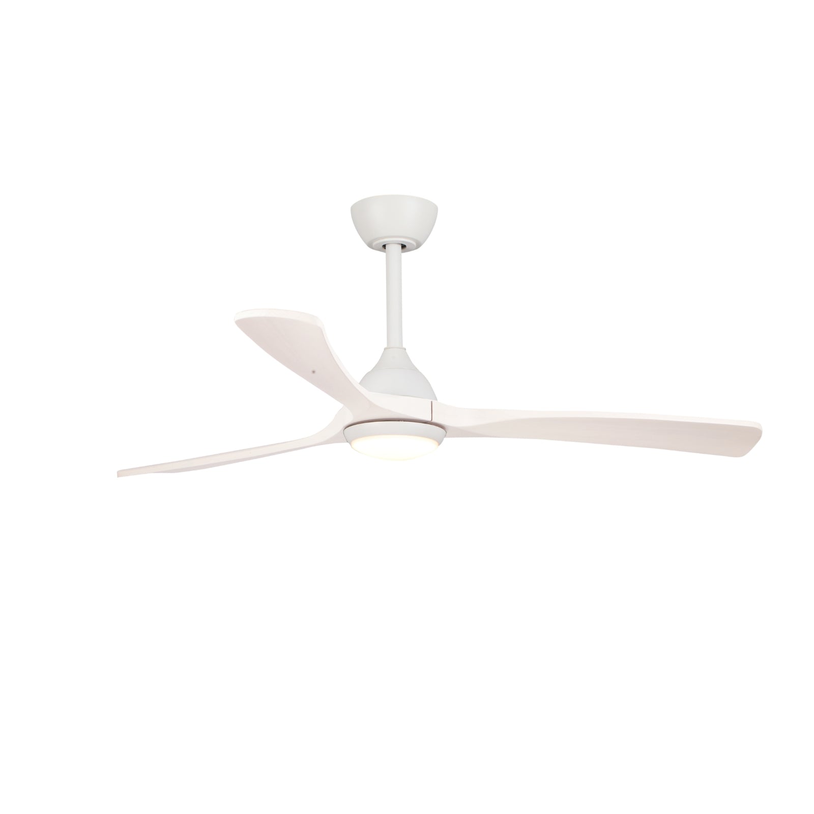 Fanco Sanctuary 52'' (132cm) DC Ceiling Fan with LED Light - White and Whitewash F6001/120A - The Blue Space