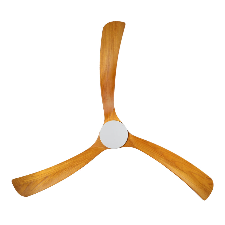 Fanco Sanctuary 70'' (178cm) DC Ceiling Fan - White and Teak