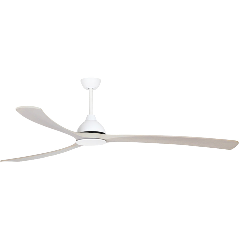 Fanco Sanctuary 86'' (218cm) DC Ceiling Fan - White and Whitewash