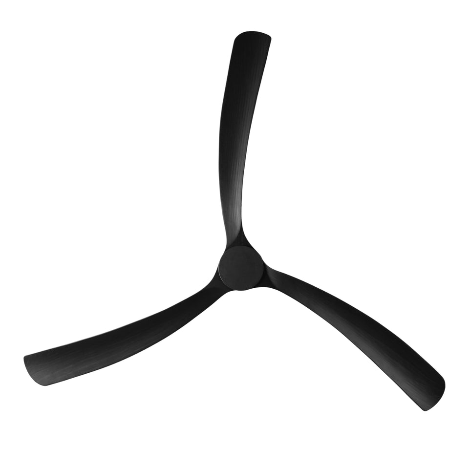 Fanco Sanctuary 92'' (234cm) DC Ceiling Fan - Black and Black Timber
