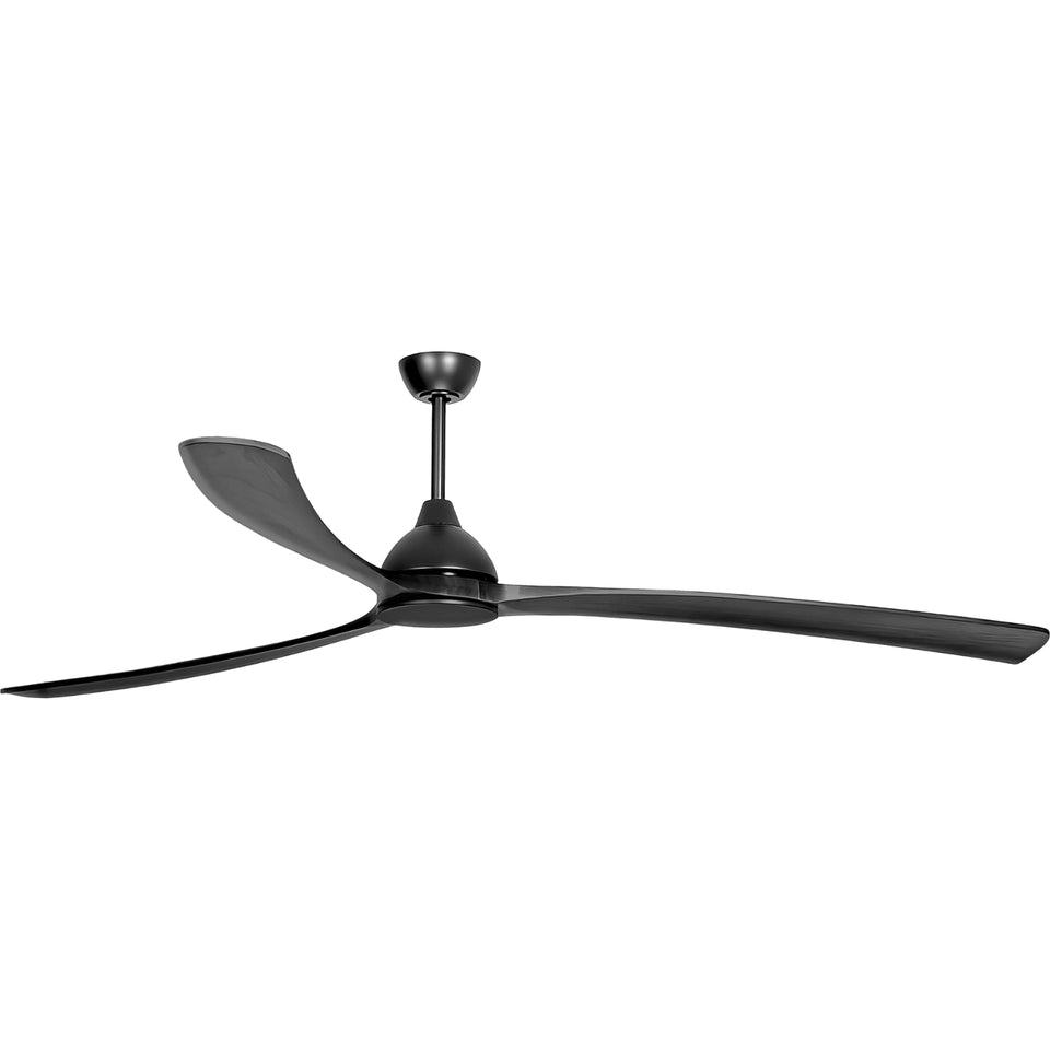 Fanco Sanctuary 92'' (234cm) DC Ceiling Fan - Black and Black Timber