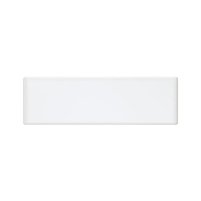 Fienza Charlton Butler Sink Double Reversible Fluted & Flat 835mm Fire Clay Gloss White