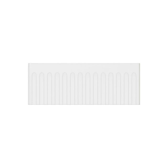 Fienza Charlton Butler Sink Small Reversible Fluted & Flat 690mm Fire Clay Gloss White