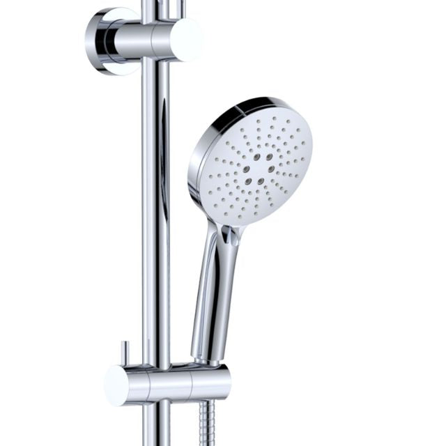 Fienza Empire Slim Curved Twin Shower Chrome