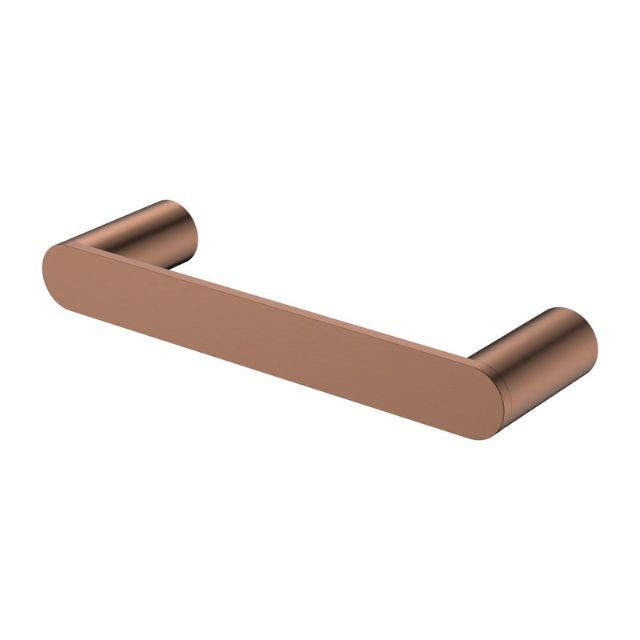 Fienza Empire Slim Hand Towel Rail 220mm Brushed Copper