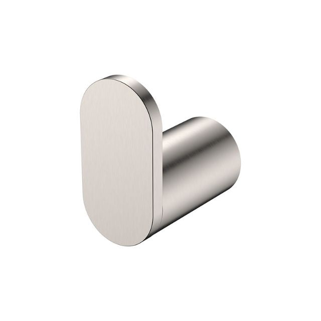 Fienza Empire Slim Single Robe Hook Brushed Nickel