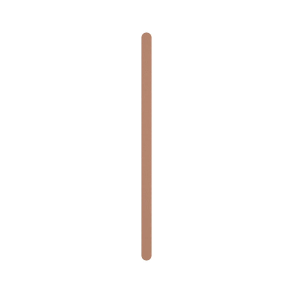 Front Fienza Empire Slim Vertical Heated Towel Rail 60 x 900mm Brushed Copper 889900CO - The Blue Space