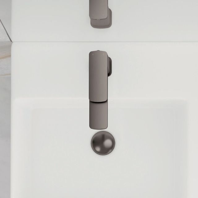 Fienza Tono Basin Mixer Gun Metal