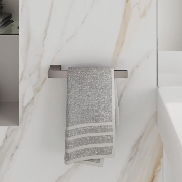 Fienza Tono Hand Towel Holder 250mm Gun Metal