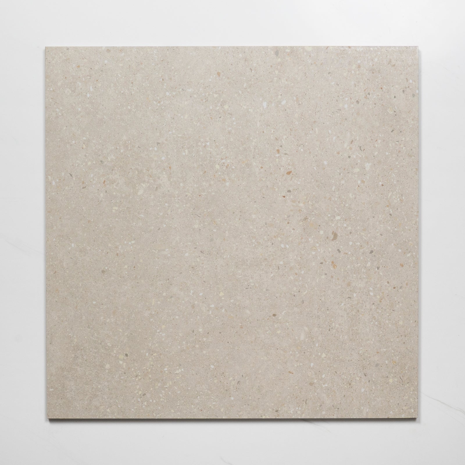 Single no Hand Frankie Vanilla Matte Porcelain Tile P3 600 x 600mm FRAWHM4 - The Blue Space