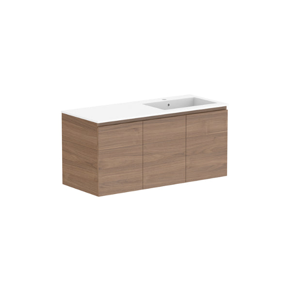 ADP Glacier Lite All Door Twin Vanity with Cast Marble Top