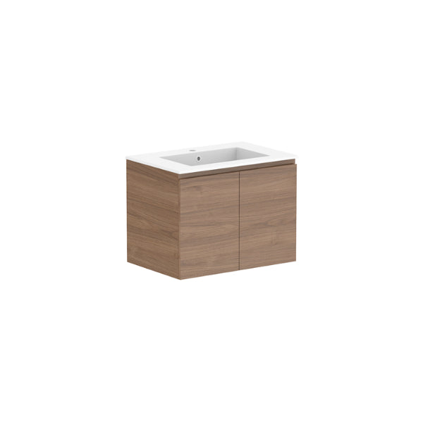 ADP Glacier Lite All Door Twin Vanity with Cast Marble Top
