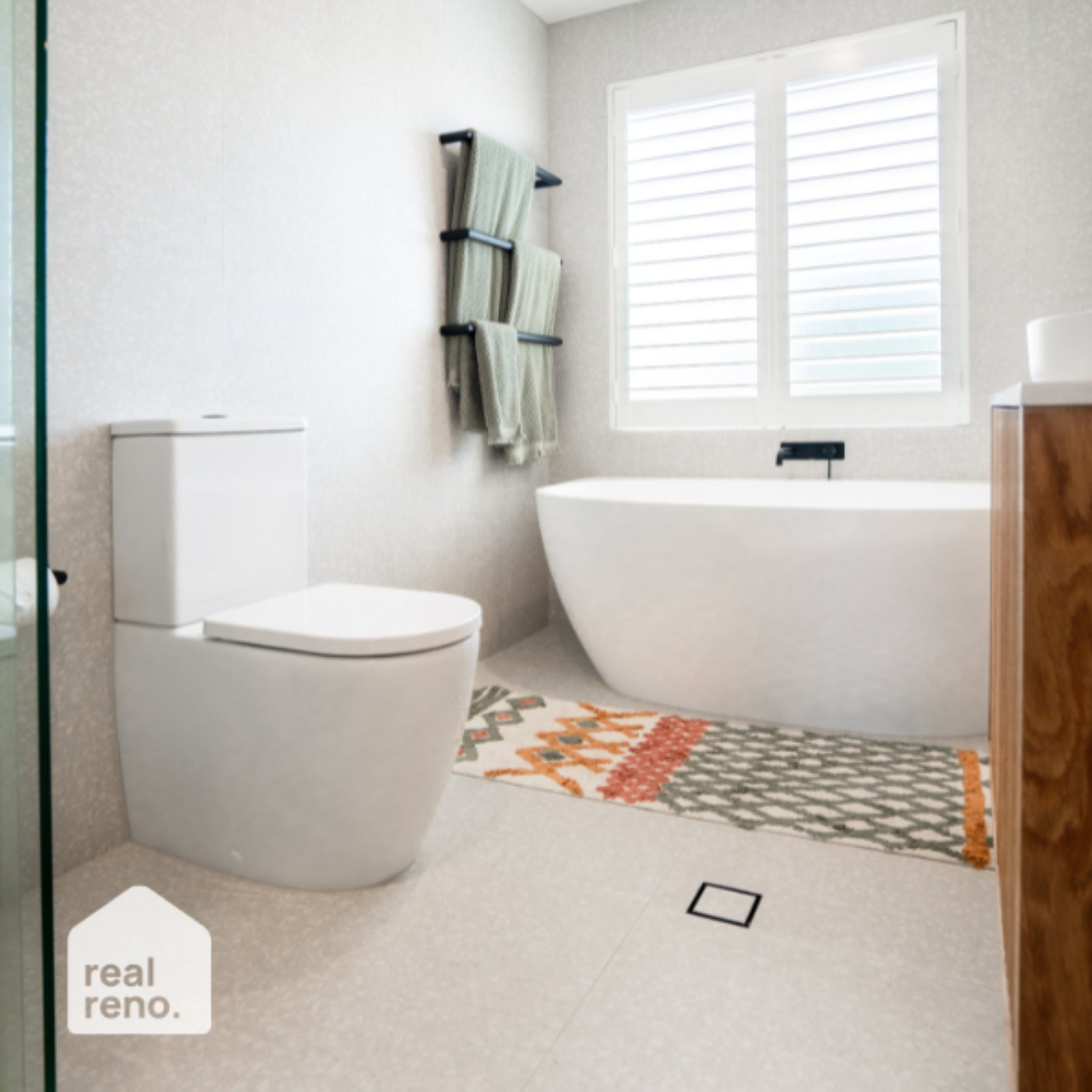 Lifestyle Island Terrazzo White Matt P4 Porcelain Tile 600x600mm 6NBLWHM - The Blue Space
