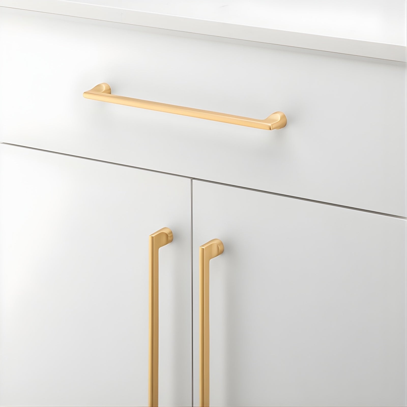 Lifestyle Iver Baltimore 256mm Cabinet Pull Handle Brushed Brass 20906-SDG - The Blue Space