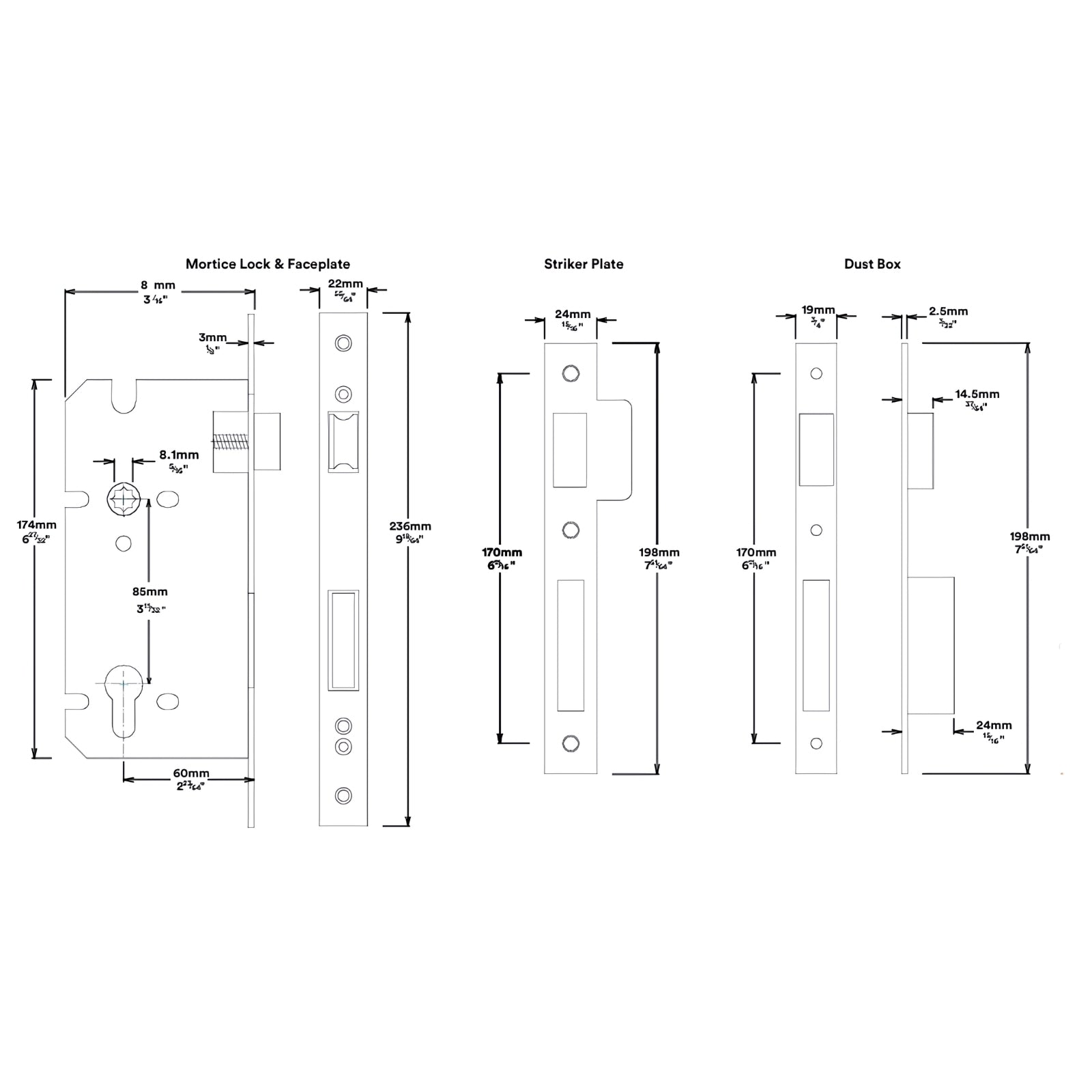 Mortice Lock Iver Brunswick Lever Oval Backplate Entrance Kit with High Security Lock Brushed Gold 16268KENTR60KT - The Blue Space
