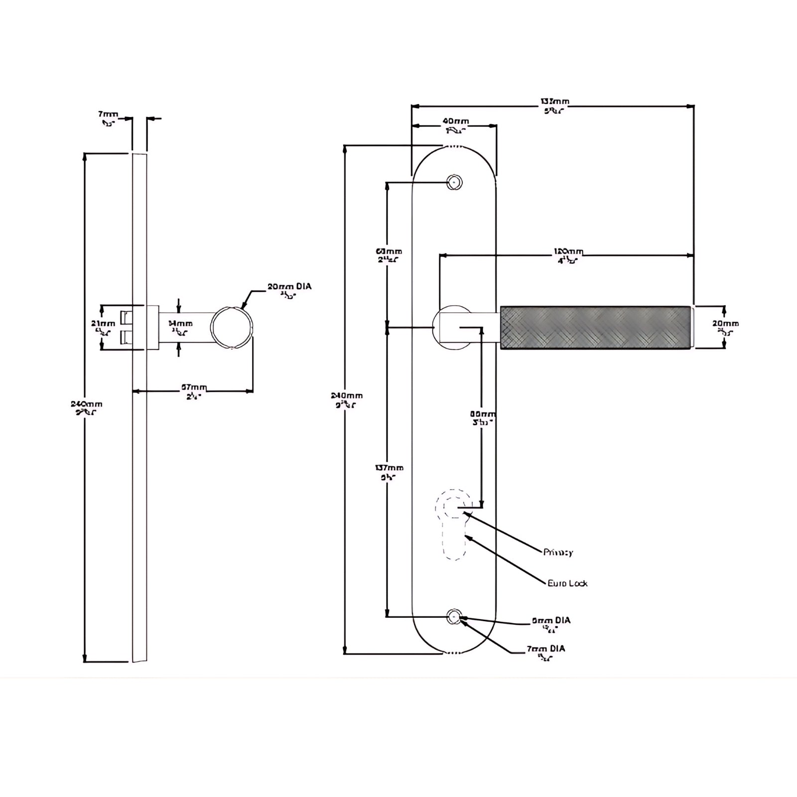 Line Drawing Lever Iver Brunswick Lever Oval Backplate Entrance Kit with High Security Lock Signature Brass 10768KENTR60KT - The Blue Space
