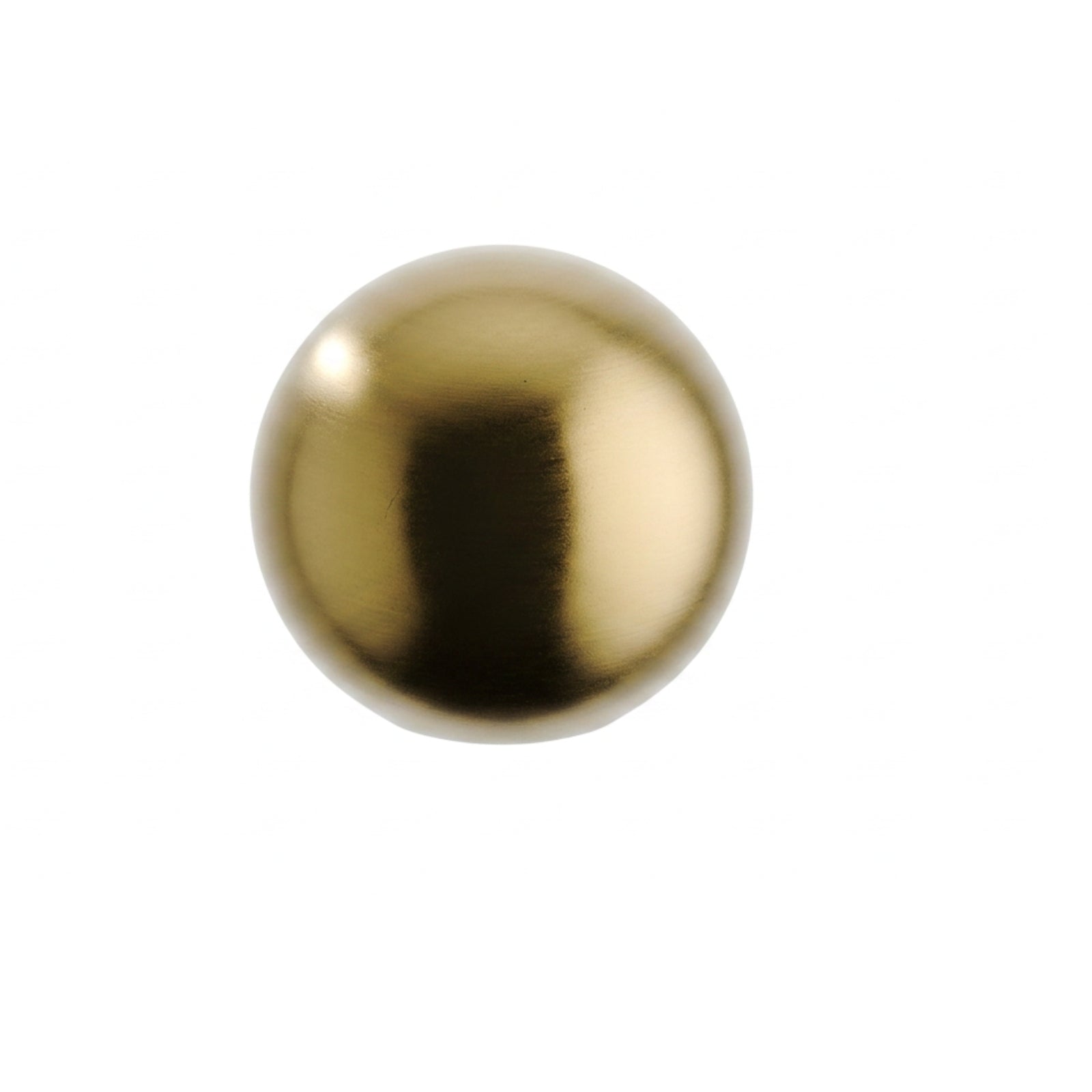 Single Iver Puerto 32mm Cabinet Knob Brushed Gold PVD 24080 - The Blue Space