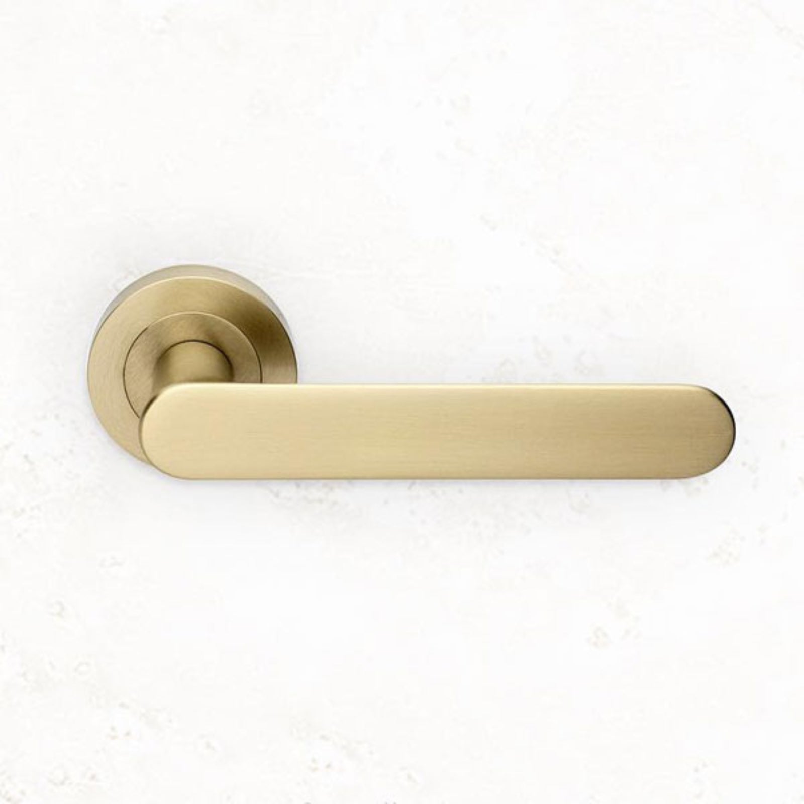 Manital Ratio Passage Door Handle Set Satin Brass MAN-RT5F-OSO-SB - The Blue Space