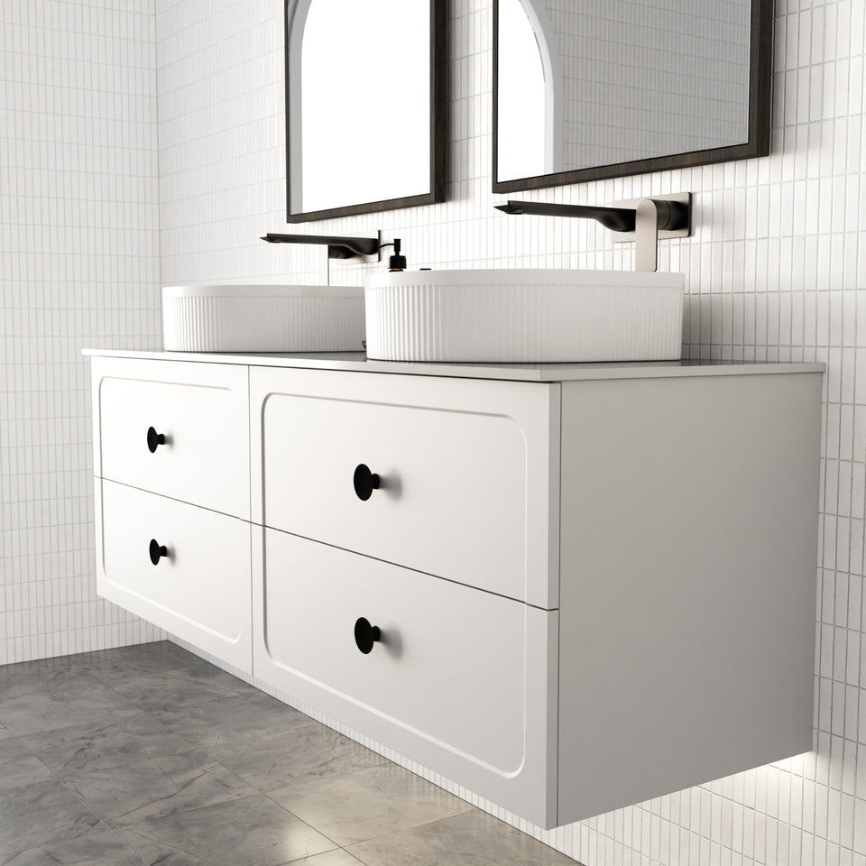 Marquis Camden Wall Hung Vanity with Caesarstone, Vasari or Dekton Top