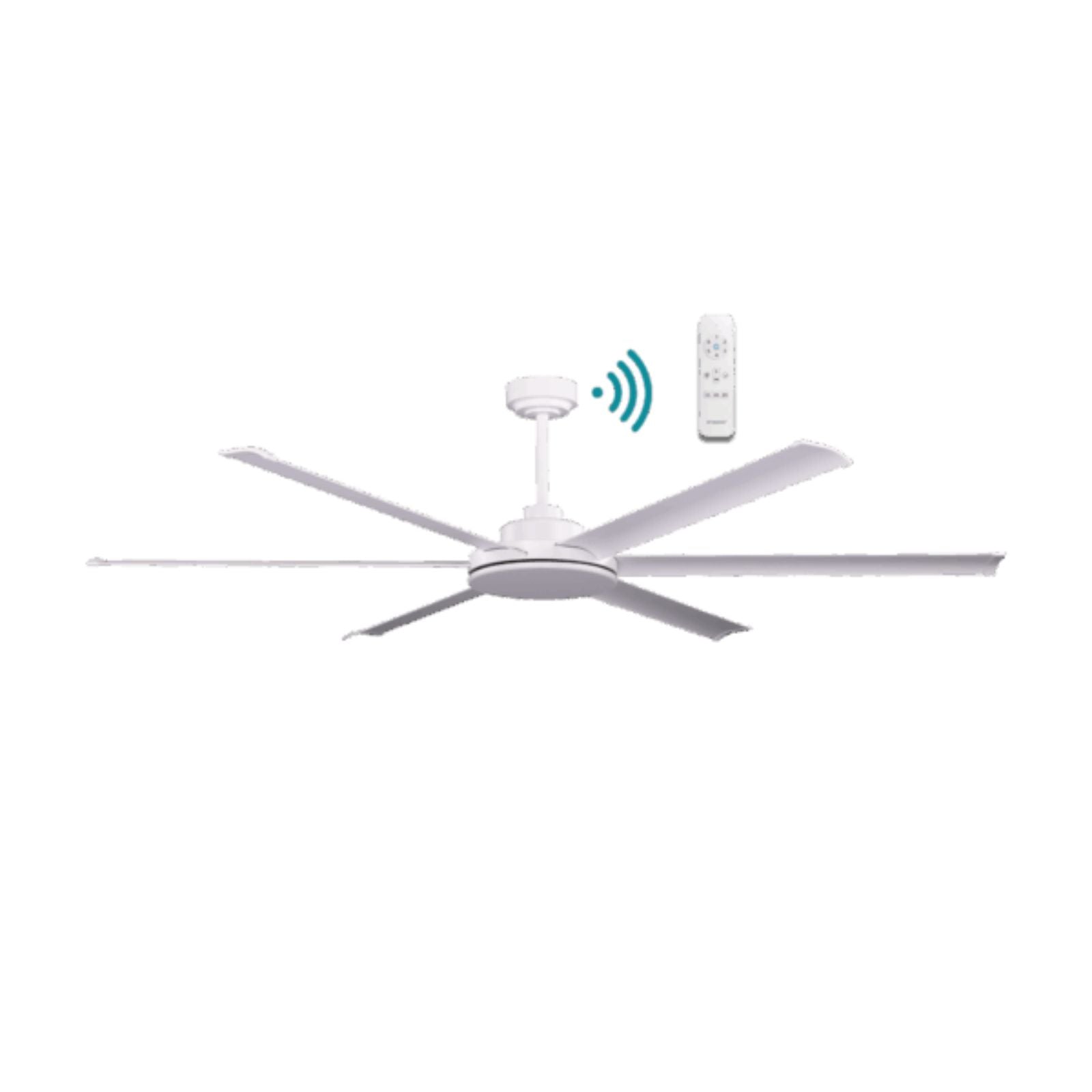 Martec Albatross II 1650mm DC Ceiling Fan Matte White MDCAB160W-KIT - The Blue Space