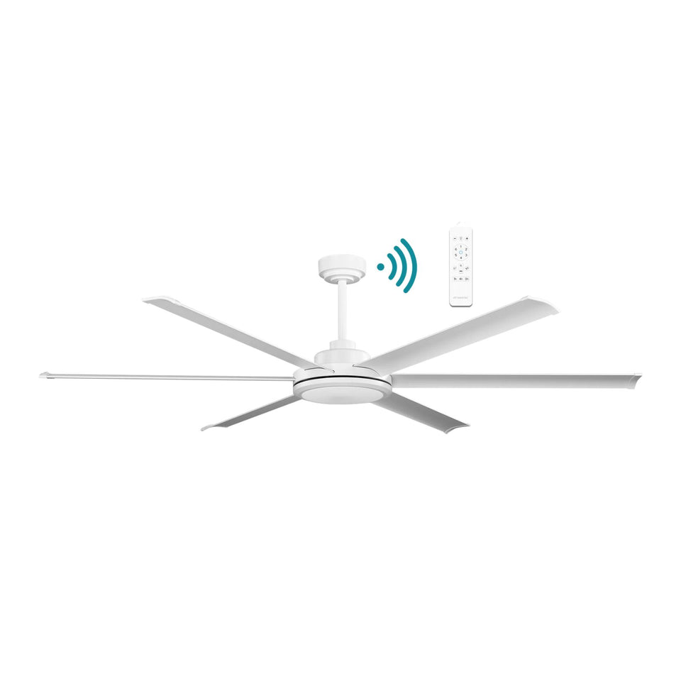 Martec Albatross II 1650mm DC Ceiling Fan with Light Matte White