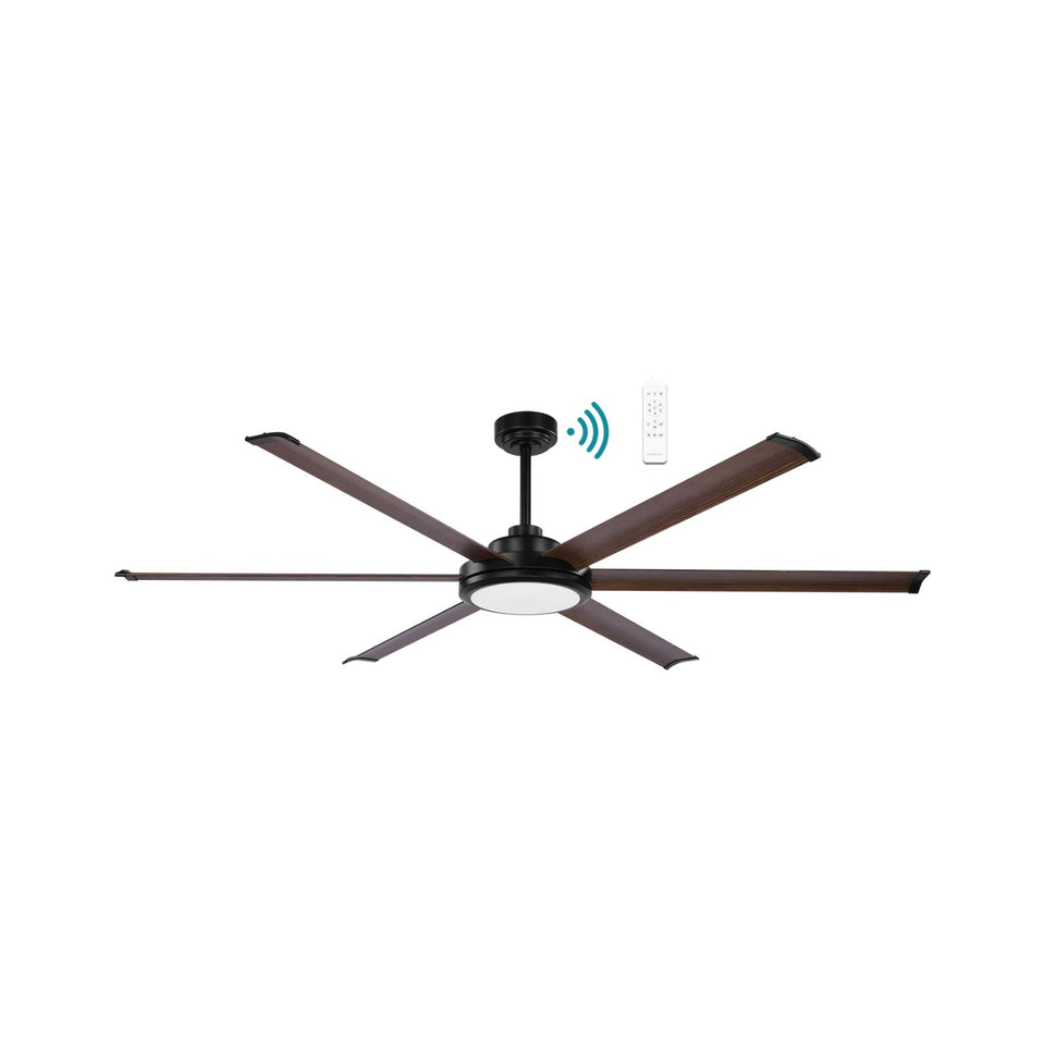Martec Albatross II 1650mm DC Ceiling Fan with Light Walnut