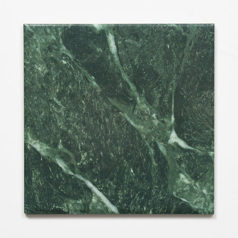 Matrix Green Marble Look Matte Porcelain Tile P3 200mm x 200mm