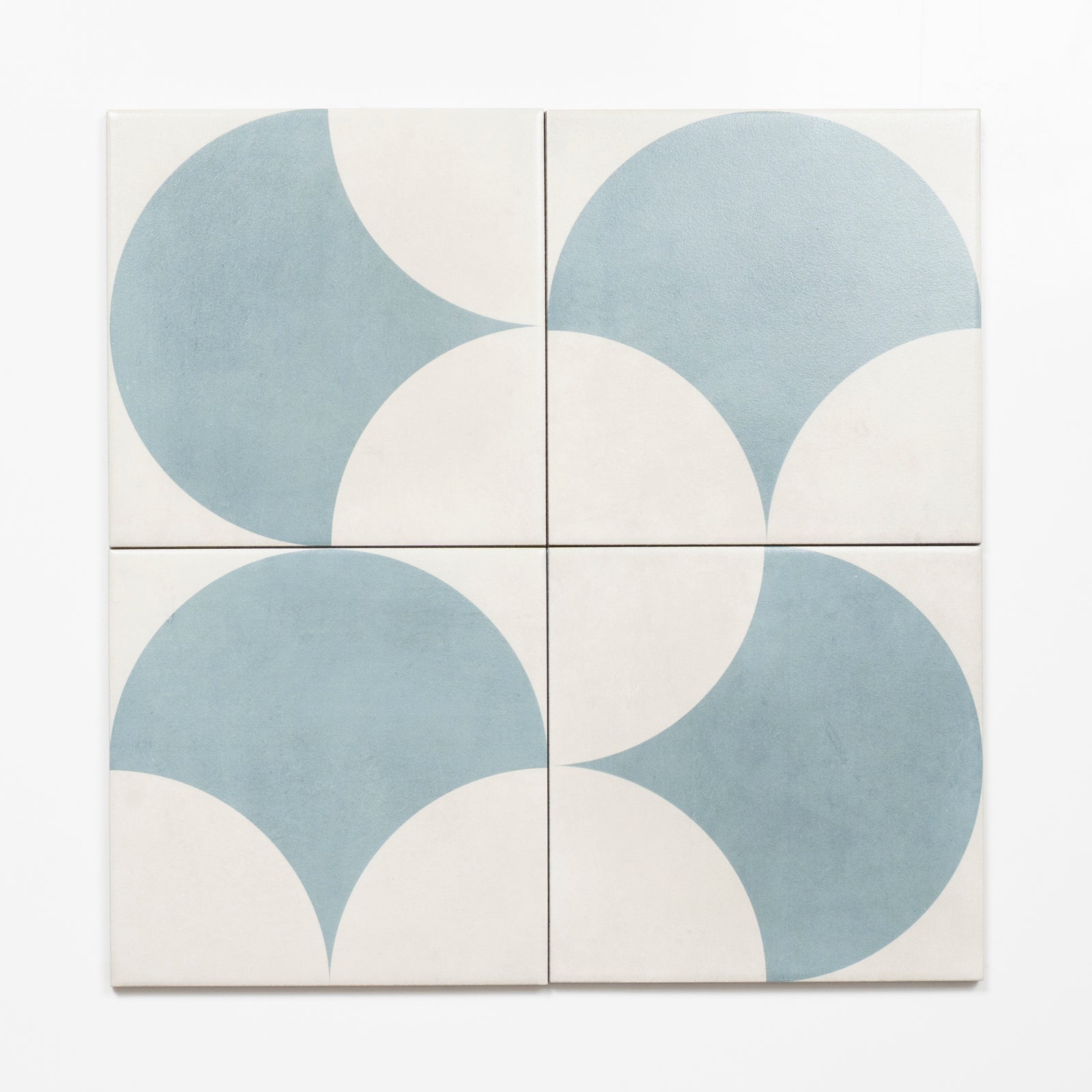 Pattern no Hand Meander Blue Fish Scale Porcelain Tile P3 200 x 200mm 2TIFBLD - The Blue Space