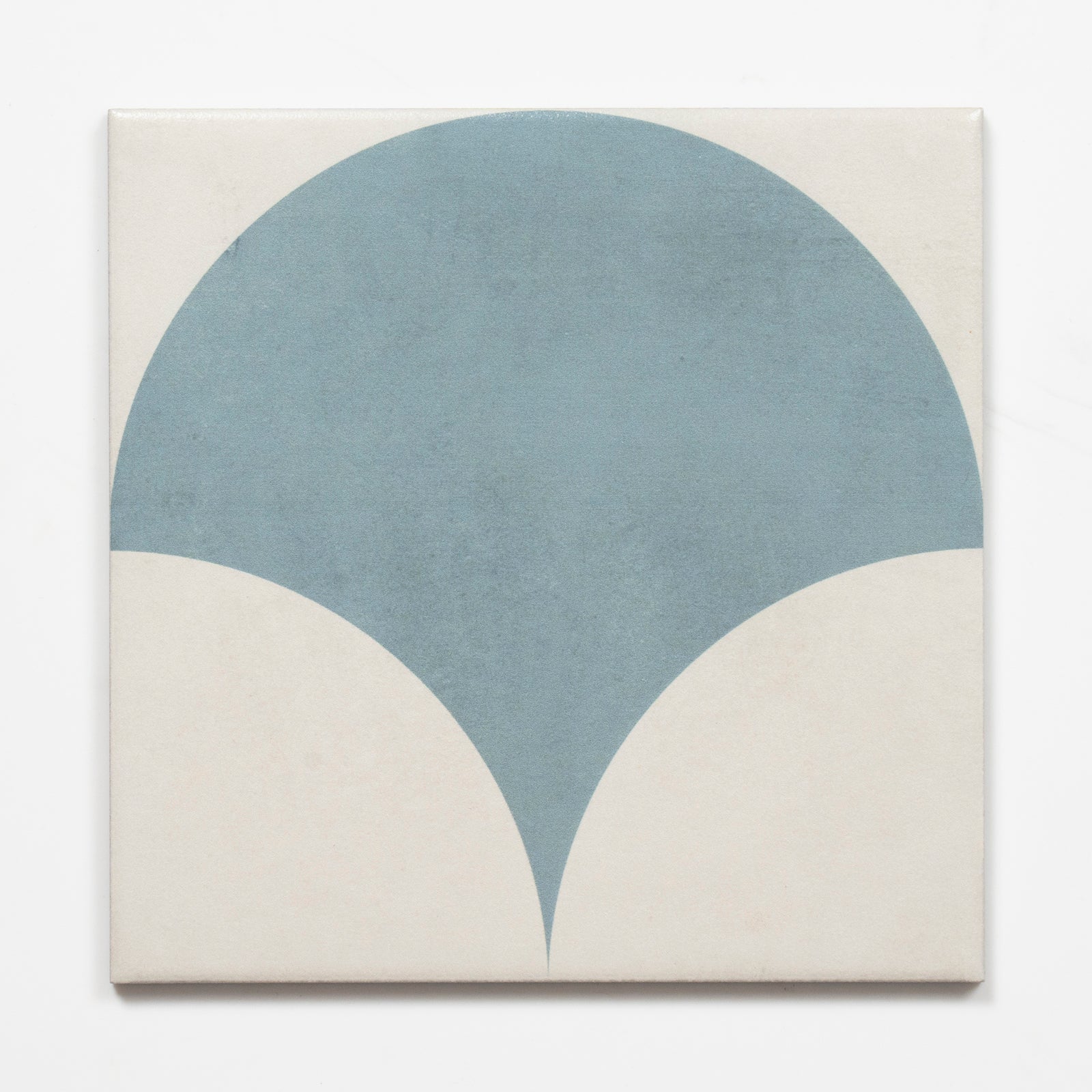 Single no Hand Meander Blue Fish Scale Porcelain Tile P3 200 x 200mm 2TIFBLD - The Blue Space