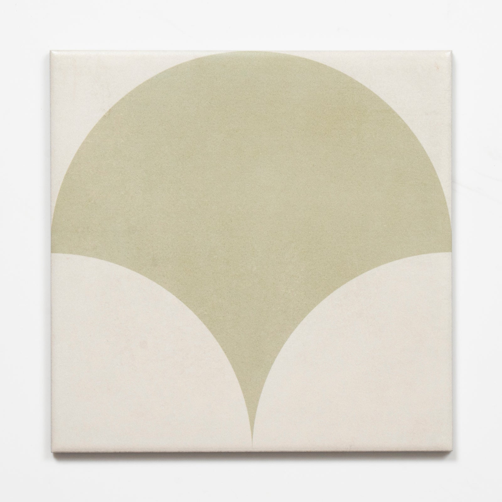 Single no Hand Meander Green Fish Scale Porcelain Tile P3 200 x 200mm 2TIFSAD - The Blue Space