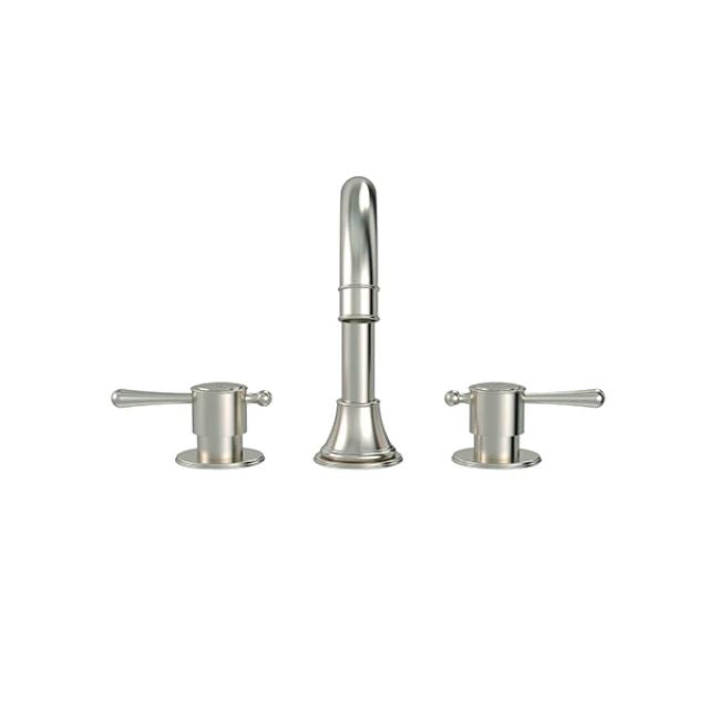 Meir Harrington 3-hole Basin Set Brushed Nickel