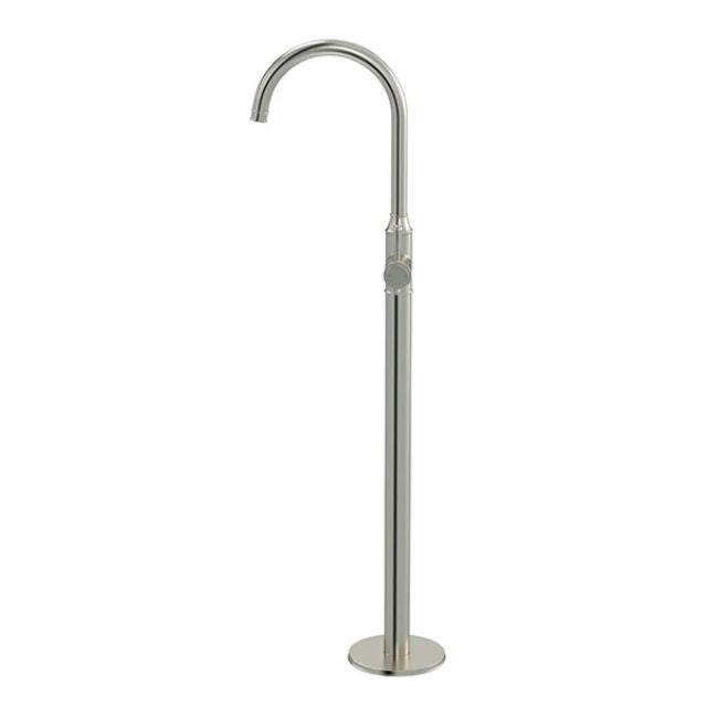 Meir Harrington Freestanding Bath Mixer Brushed Nickel