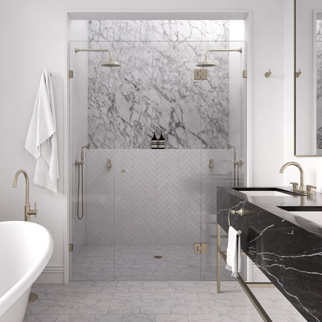 Meir Harrington Shower Arm 400mm Brushed Nickel