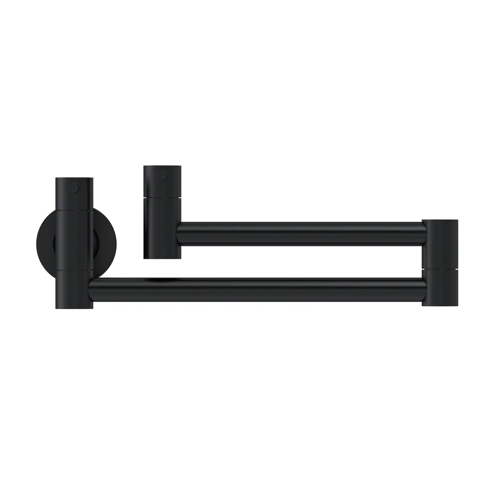 Front Meir Kitchen Pot Filler - Matte Black MK21 - The Blue Space