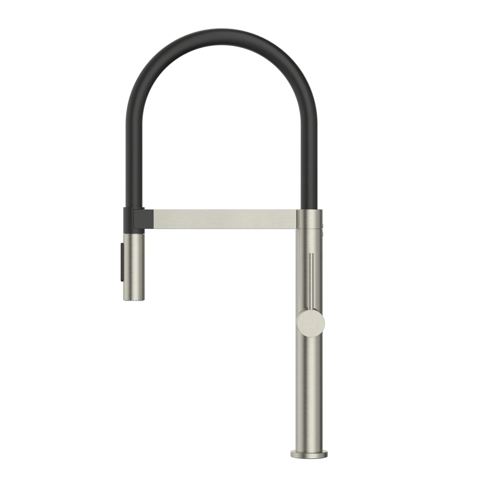 Side Meir Pull Down Kitchen Mixer with Magnetic Dock - Brushed Nickel MK19-PVDBN - The Blue Space