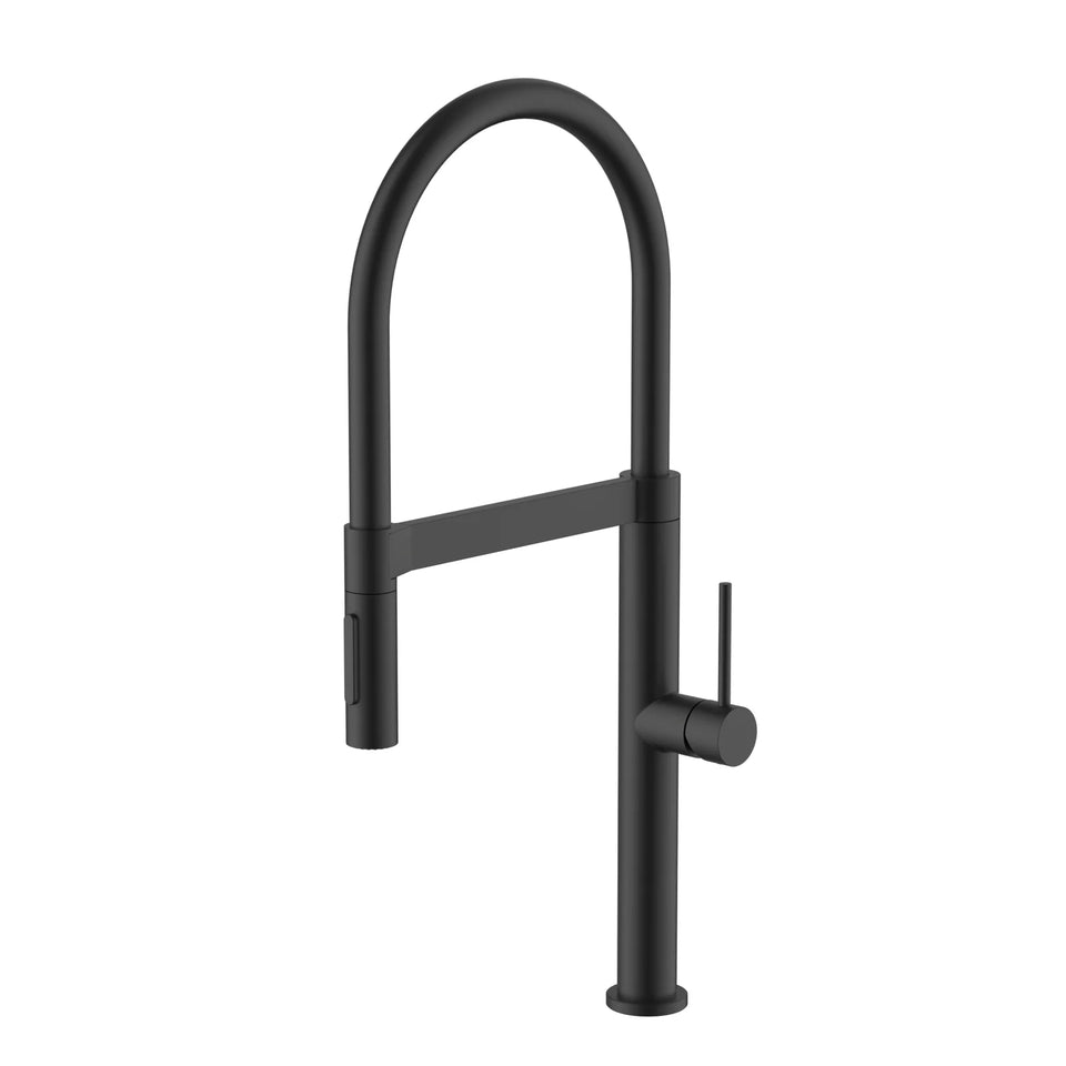 Meir Pull Down Kitchen Mixer with Magnetic Dock - Matte Black
