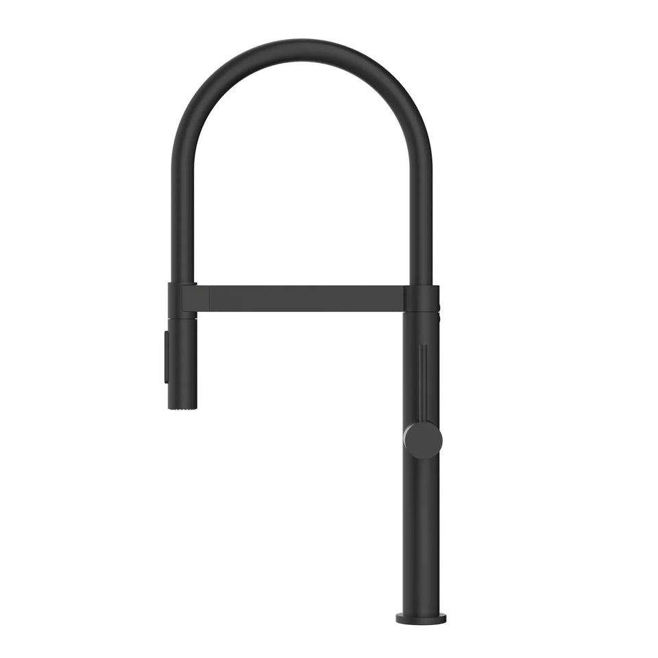 Meir Pull Down Kitchen Mixer with Magnetic Dock - Matte Black