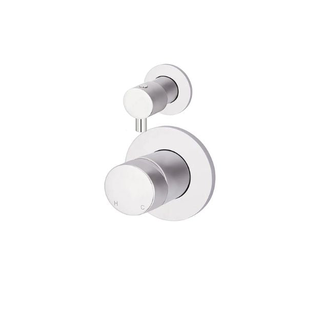 Angle Meir Round Diverter Mixer Pinless Handle Chrome Trim Kit MW07TSPN-FIN-C - The Blue Space